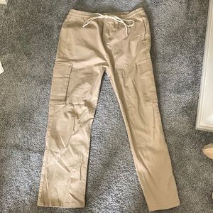 KDNK Khaki cargo pants. Size XL.